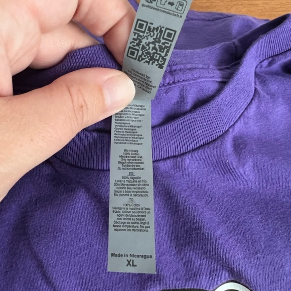 Tostitos Graphic T-Shirt Purple Short Sleeve XL Unisex - Picture 4 of 5